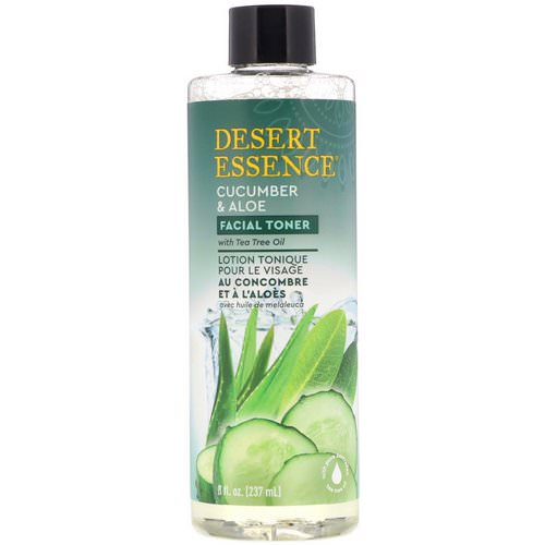 Desert Essence, Facial Toner, Cucumber & Aloe, 8 oz (237 ml) فوائد