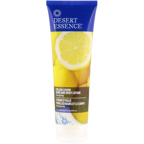 Desert Essence, Hand and Body Lotion, Italian Lemon, 8 fl oz (237 ml) فوائد