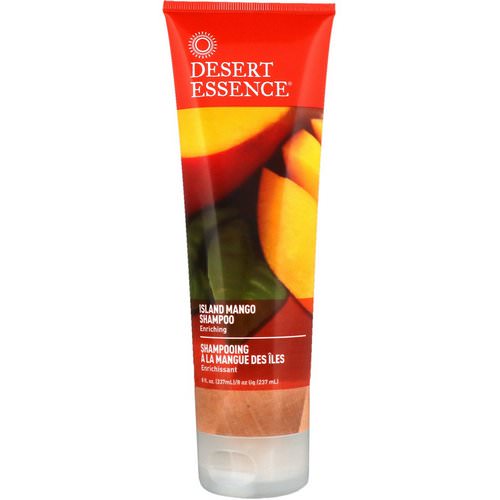 Desert Essence, Shampoo, Enriching Island Mango, 8 fl oz (237 ml) فوائد