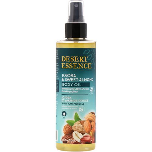 Desert Essence, Jojoba & Sweet Almond Body Oil Spray, 8.28 fl oz (245 ml) فوائد