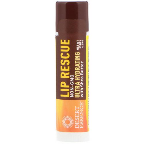 Desert Essence, Lip Rescue, Ultra Hydrating with Shea Butter, .15 oz (4.25 g) فوائد