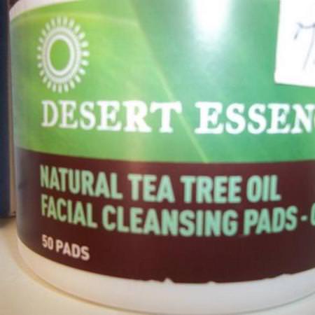Desert Essence Face Wipes Towelettes Tea Tree Oil Beauty
