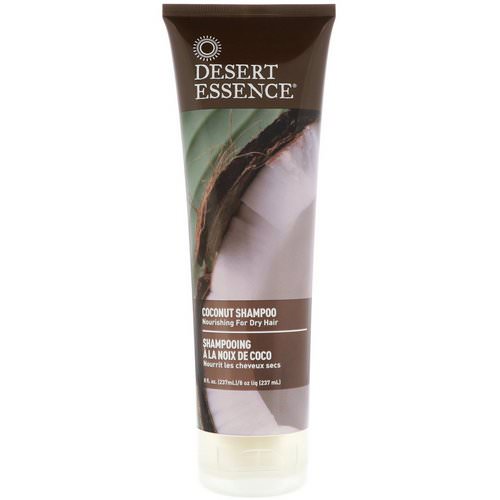 Desert Essence, Shampoo, Nourishing for Dry Hair, Coconut, 8 fl oz (237 ml) فوائد