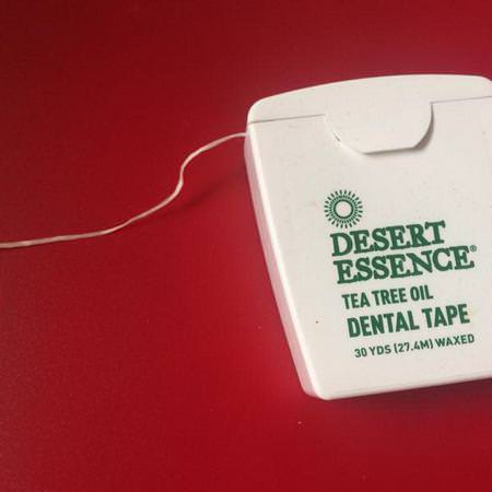 Desert Essence Dental Floss - خيط تنظيف الأسنان, العناية بالفم, حمام