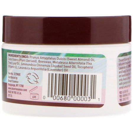 Desert Essence, Tea Tree Oil Skin Ointment, 1 fl oz (29.5 ml):حكة في الجلد, جافة