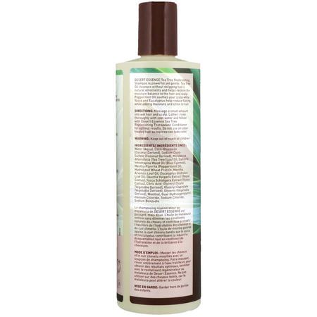 Desert Essence, Tea Tree Replenishing Shampoo, 12.9 fl oz (382 ml):شامب, العناية بالشعر