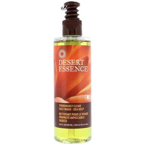 Desert Essence, Thoroughly Clean Face Wash, Sea Kelp, 8.5 fl oz (250 ml) فوائد