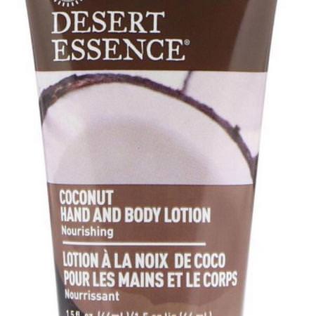 Desert Essence, Travel Size, Coconut Hand and Body Lotion, 1.5 fl oz (44 ml)