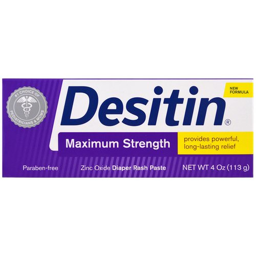Desitin, Diaper Rash Paste, Maximum Strength, 4 oz (113 g) فوائد