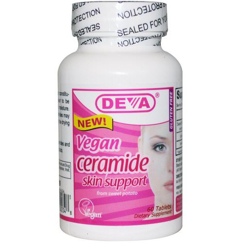 Deva, Vegan, Ceramide, Skin Support, 60 Tablets فوائد