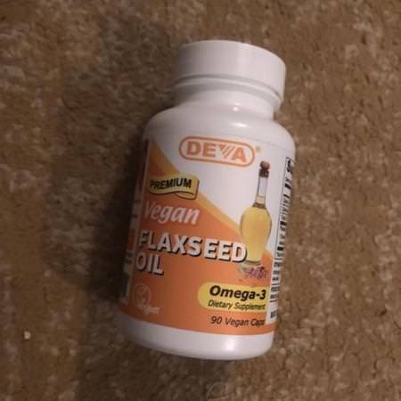 Deva Flax Seed Supplements - مكملات بذ,ر الكتان, Omegas EPA DHA, زيت السمك, المكملات الغذائية