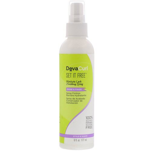 DevaCurl, Set It Free, Moisture Lock, Finishing Spray, 6 fl oz (177 ml) فوائد