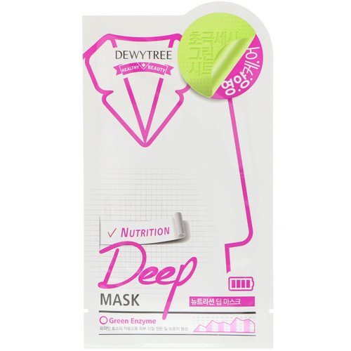 Dewytree, Deep Mask, Nutrition, 1 Mask, 27 g فوائد