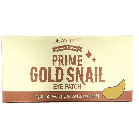 Dewytree, Prime Gold Snail Eye Patch, 60 Patches, 90 g:أقنعة ال,جه K-جمال, التقشير