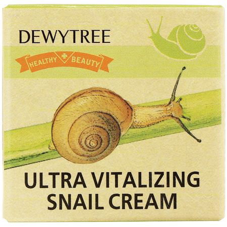 Dewytree, Ultra Vitalizing Snail Cream, 10 ml:مرطبات K-جمال, الكريمات