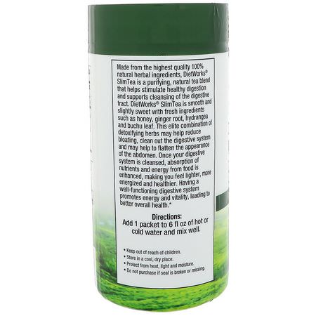 DietWorks Herbal Formulas Herbal Tea - شاي الأعشاب, الأعشاب, المعالجة المثلية, الأعشاب