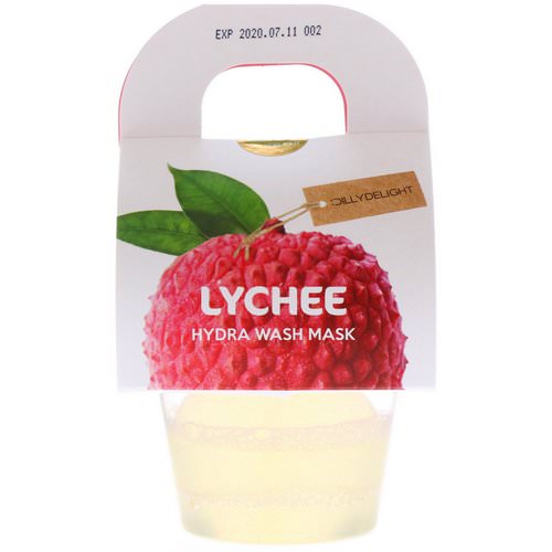 DillyDelight, Lychee Hydra Wash Mask, 100 g فوائد
