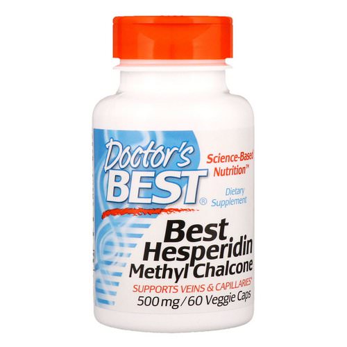 Doctor's Best, Best Hesperidin, Methyl Chalcone, 500 mg, 60 Veggie Caps فوائد