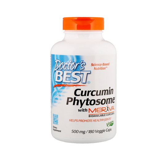 Doctor's Best, Curcumin Phytosome with Meriva, 500 mg, 180 Veggie Caps فوائد