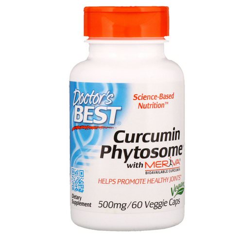 Doctor's Best, Curcumin Phytosome with Meriva, 500 mg, 60 Veggie Caps فوائد