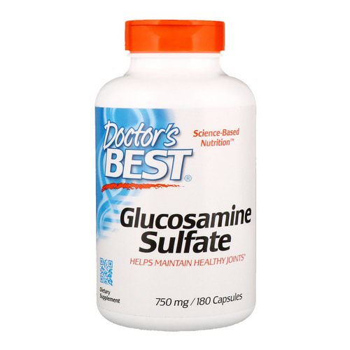 Doctor's Best, Glucosamine Sulfate, 750 mg, 180 Capsules فوائد