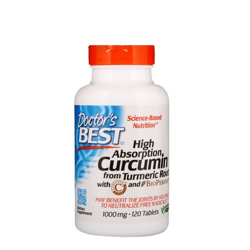 Doctor's Best, High Absorption Curcumin with C3 Complex and BioPerine, 1,000 mg, 120 Tablets فوائد