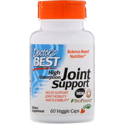 Doctor's Best, High Absorption Joint Support, 60 Veggie Caps فوائد