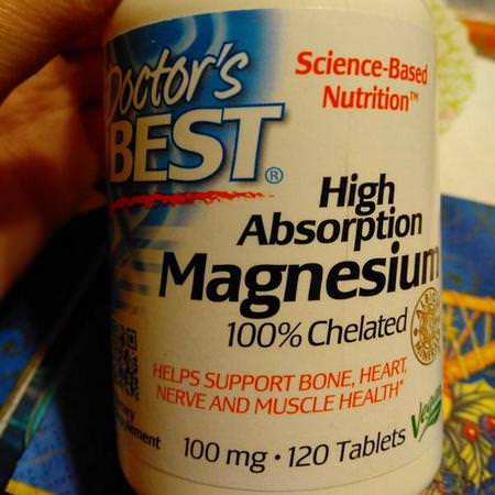Doctor's Best Magnesium - المغنيسي,م ,المعادن ,المكملات الغذائية