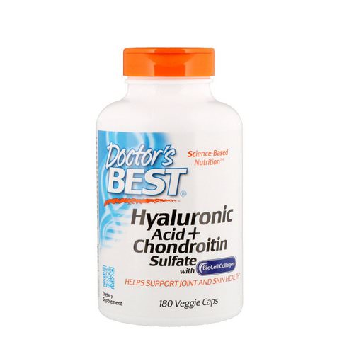 Doctor's Best, Hyaluronic Acid + Chondroitin Sulfate, 180 Veggie Caps فوائد