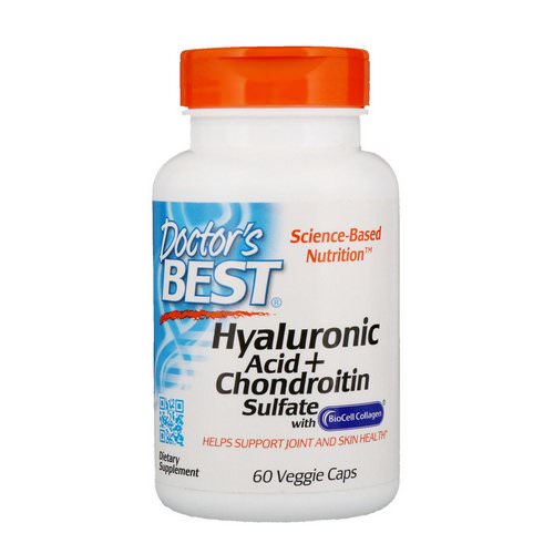 Doctor's Best, Hyaluronic Acid + Chondroitin Sulfate, 60 Veggie Caps فوائد