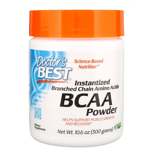 Doctor's Best, Instantized BCAA Powder, 10.6 oz (300 g) فوائد