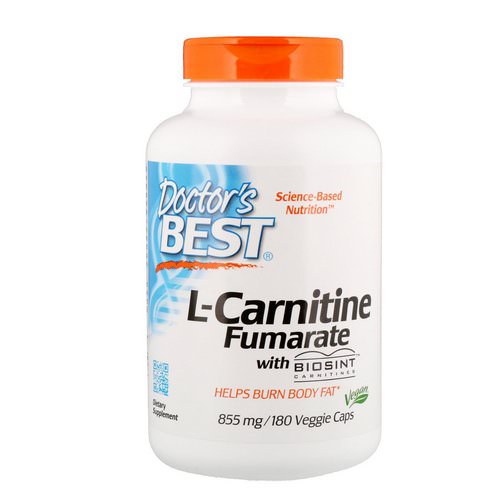 Doctor's Best, L-Carnitine Fumarate with Biosint Carnitines, 855 mg, 180 Veggie Caps فوائد