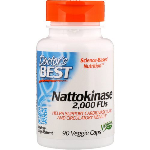 Doctor's Best, Nattokinase, 2,000 FUs, 90 Veggie Caps فوائد