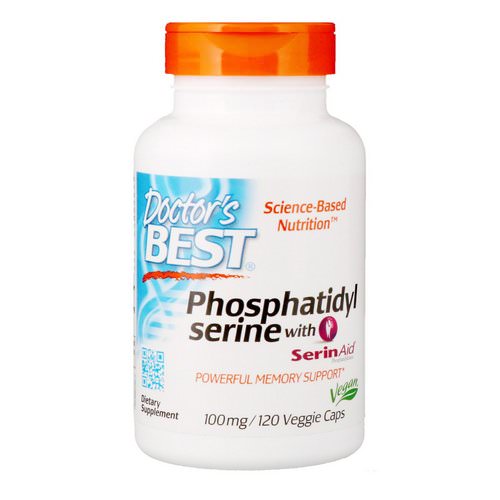 Doctor's Best, Phosphatidylserine with SerinAid, 100 mg, 120 Veggie Caps فوائد