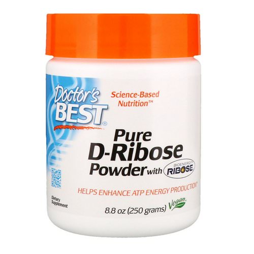 Doctor's Best, Pure D-Ribose Powder with Bioenergy Ribose, 8.8 oz (250 g) فوائد