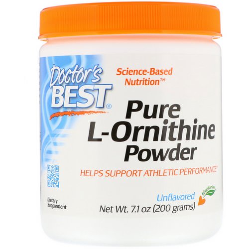 Doctor's Best, Pure L-Ornithine Powder, Unflavored, 7.1 oz (200 g) فوائد