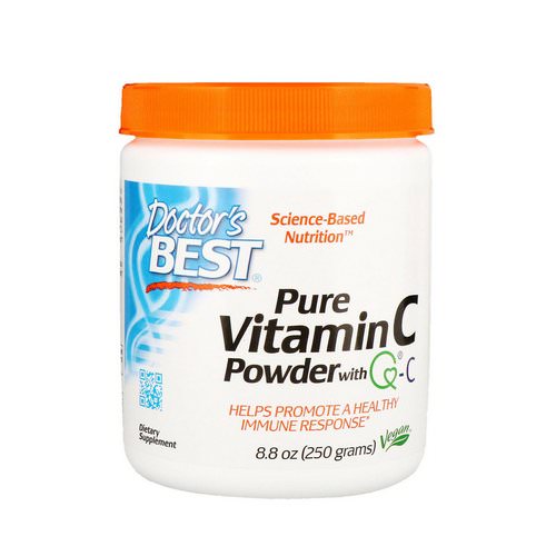 Doctor's Best, Pure Vitamin C Powder with Q-C, 8.8 oz (250 g) فوائد
