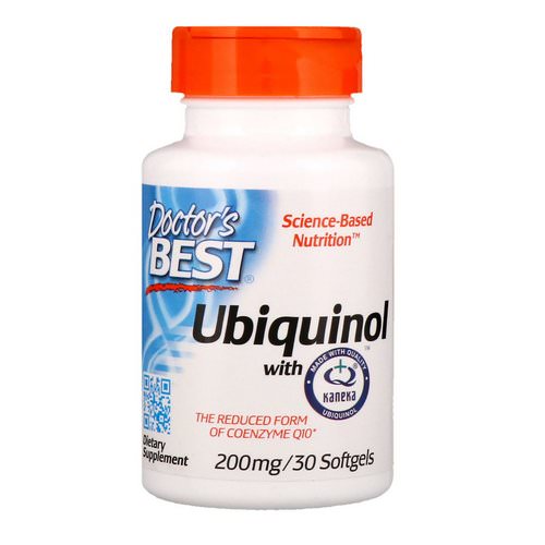 Doctor's Best, Ubiquinol with Kaneka, 200 mg, 30 Softgels فوائد