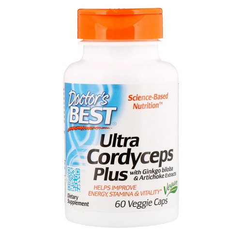 Doctor's Best, Ultra Cordyceps Plus, 60 Veggie Caps فوائد