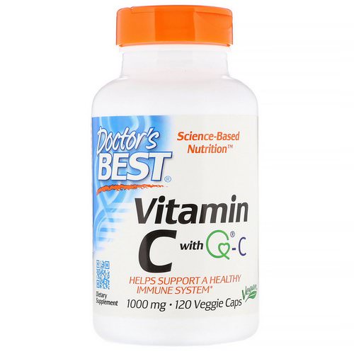 Doctor's Best, Vitamin C with Q-C, 1,000 mg, 120 Veggie Caps فوائد