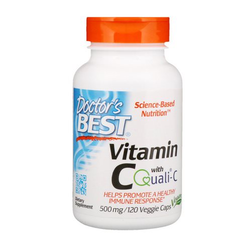 Doctor's Best, Vitamin C with Quali-C, 500 mg, 120 Veggie Caps فوائد