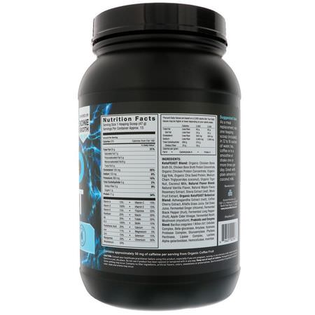 Dr. Axe / Ancient Nutrition, Keto Feast, Ketogenic Balanced Shake & Meal Replacement, Vanilla, 1.56 lbs (710 g):بدائل ال,جبات ,ال,زن