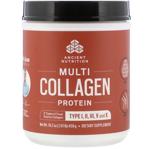 Dr. Axe / Ancient Nutrition, Multi Collagen Protein Powder, 1.01 lb (459 g) فوائد