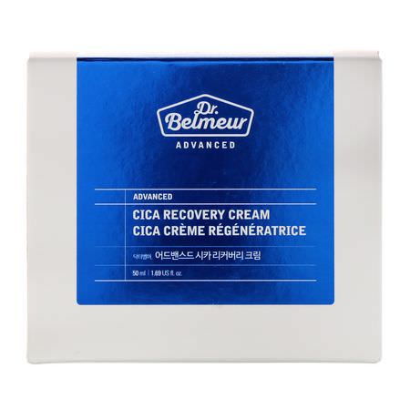 Dr. Belmeur, Advanced, Cica Recovery Cream, 1.69 fl oz (50 ml):مرطبات K-جمال, الكريمات