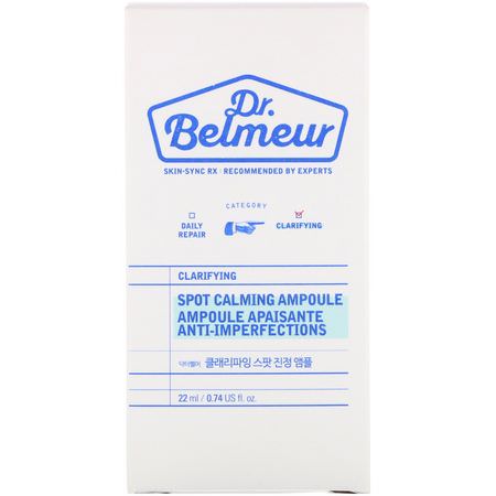 Dr. Belmeur, Clarifying, Spot Calming Ampoule, 0.74 fl oz (22 ml):مرطب, علاجات