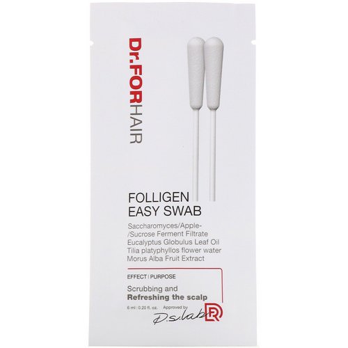 Dr.ForHair, Folligen Easy Swab, 10 Packets, 0.20 fl oz (6 ml) فوائد