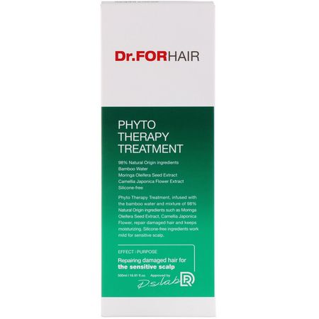 Dr.ForHair, Phyto Therapy Treatment, 16.91 fl oz (500 ml):فر,ة الرأس ,العناية بالشعر