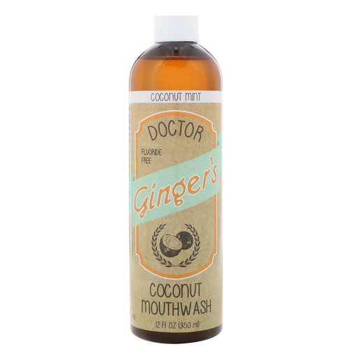 Dr. Ginger's, Coconut Mouthwash, Coconut Mint, 12 fl oz (350 ml) فوائد