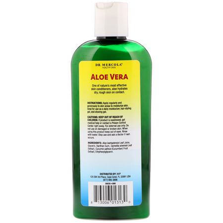 Dr. Mercola, Aloe Vera, 8 fl oz (236 ml):الأل,ة فيرا للعناية بالبشرة, علاج البشرة