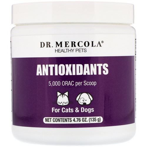 Dr. Mercola, Antioxidants, For Cats & Dogs, 4.76 oz (135 g) فوائد